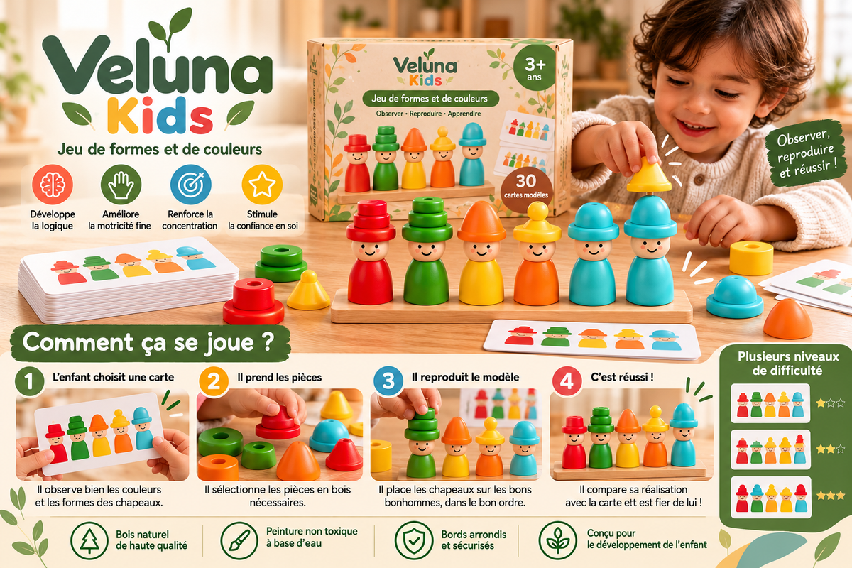 Bonhomme Montessori - Veluna kid